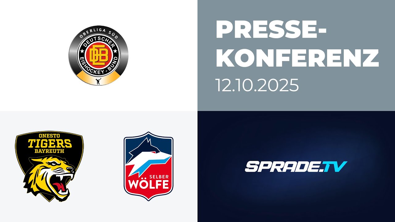 12.10.2025 - Pressekonferenz - onesto Tigers Bayreuth vs. Selber Wölfe
