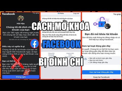 Cách mở khoá Facebook bị đình chỉ 180 ngày | Cách mở khoá facebook khi bị đình chỉ 2026