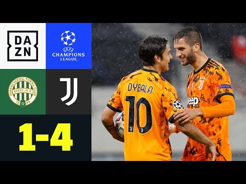 Doppelpack für Morata - Dybala fast auch: Ferencvaros - Juventus 1:4 | UEFA Champions League | DAZN