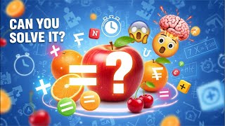 Download lagu Title:“Can You Solve This Fruit Puzzle? 🍎🍊🍒 | Only 1% Get It Right!” mp3