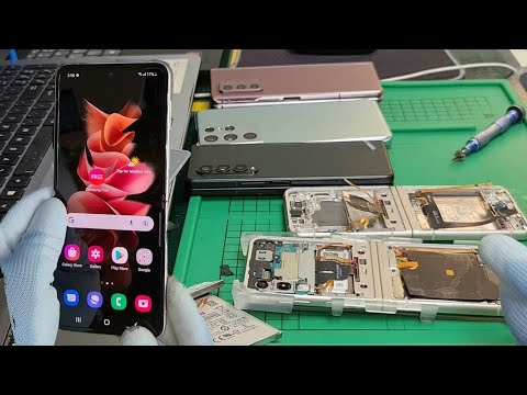 Samsung Galaxy Z Flip 3 5G Disassembly Teardown Repair Video Review