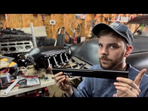 Holley Hi-ram Injector and rail install part 1