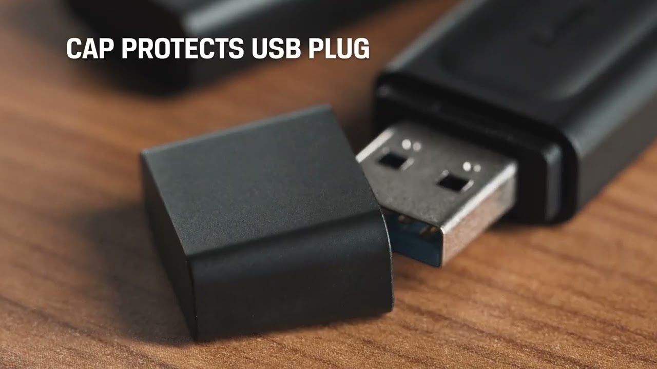 Флеш-пам'ять USB-Flash Kingston DataTraveler Exodia 64GB USB 3.2 Gen 1 (Black) DTX/64GB video preview