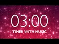 3 Minute Timer With Relaxing Music And Alarm