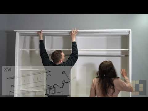 Dako Furniture wardrobe Marsylia sliding door wardrobe assembly video of our best selling wardrobe - 7