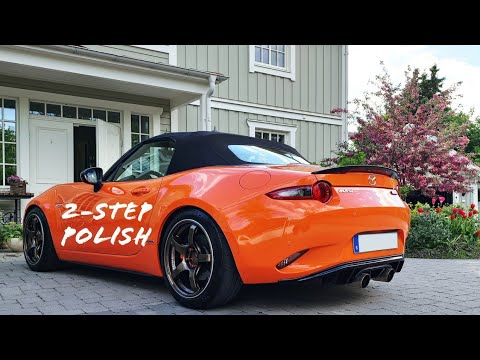 Getting ready for PPF  "how to" do a 2 step polish on my 2019 MX5 Miata ND2 -  Fantastic results