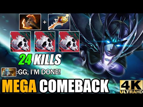 Amazing Hard Carry Battle Divine Rapier Phantom Assassin Deleted PL - Epic Mega Comeback 7.29 Dota 2