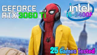 Video thumbnail for RTX 3060 Ti | Core i5 9400F | Test in 25 Games by Extremepc Benchmark