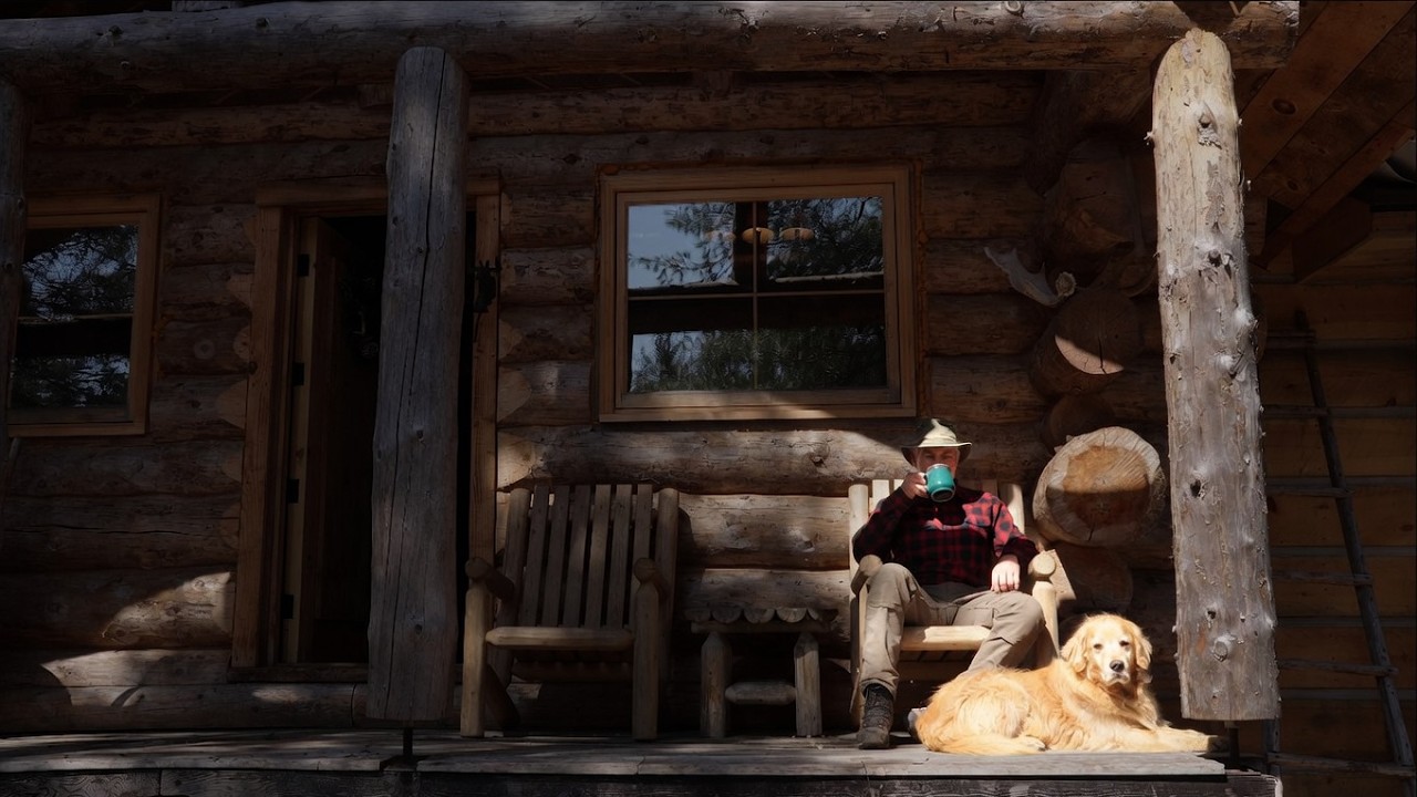 Building my Timber Frame Sugar Shack + Roasting Beef Shank: Off Grid Log Cabin Life