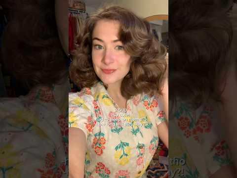 Trying 1950s hair! What would YOU rate it?! 💈🎀 #1950shair #vintagehair #vintagehairstyle