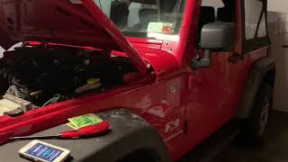 2009 Jeep JK Wrangler oxygen sensor replacement.