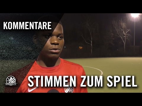 Die Stimmen zum Spiel (BSV 1892 - 1. FC Wilmersdorf, U17 B-Junioren, Bezirksliga) | SPREEKICK.TV