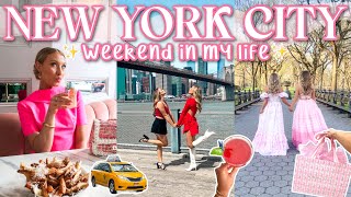 NYC Weekend In My Life! | Madi Visiting, Girls Night Out, Central Park, & More! | LN x NYC