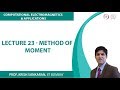 Lecture 23 - Method of Moment