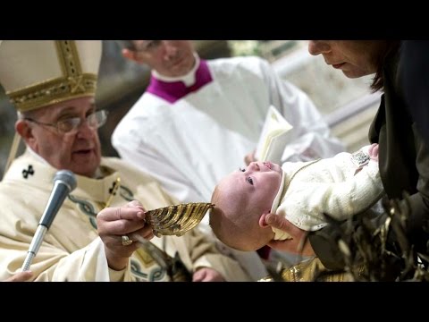Click to Watch the Pope Francis: It is beautiful when babies cry at Mass  video Click to Watch the Pope Francis: It is beautiful when babies cry at Mass  video