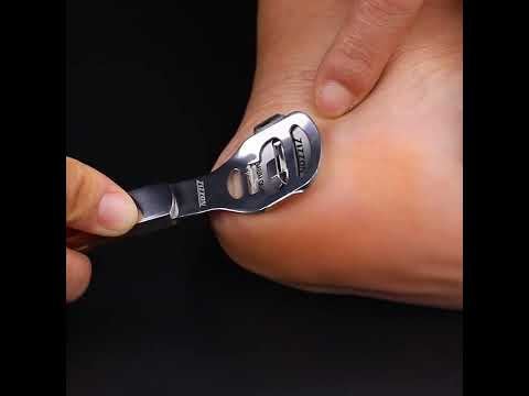 Foot Care Pedicure Callus Shaver Hard Skin Remover Wood Handle 10 Blades ZIZZON