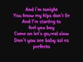 Shakira ft Wyclef jean-Hips Don't lie lyrics ...