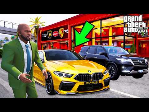 Franklin Bought Fortuner and BMW M8 Competition for His Dealership in GTA 5!
