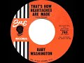 1963 HITS ARCHIVE: That’s How Heartaches Are Made - Baby Washington