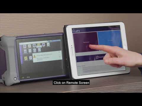 Video: Viavi Smart Access Anywhere demonstration for the Viavi OTDR