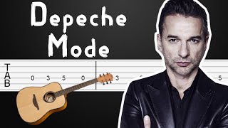 Shake The Disease - Depeche Mode Guitar Tutorial, Guitar Tabs, Guitar Lesson (Fingerstyle)