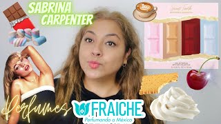 Sabrina Carpenter FRAICHE Perfumes | Sweet Tooth Line | First Impressions 🍒🍫🍰☕️🩷❤️🩵