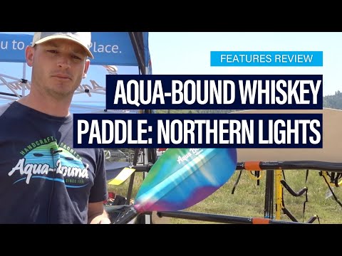 Aqua Bound Whiskey Fiberglass Straight Shaft 2-Piece Kayak Paddle video poster