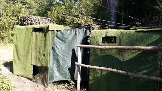 palombe.org Re-habillage de la palombière N°2