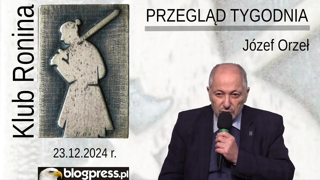 NA ŻYWO: Przegląd Tygodnia Józefa Orła (Klub Ronina)