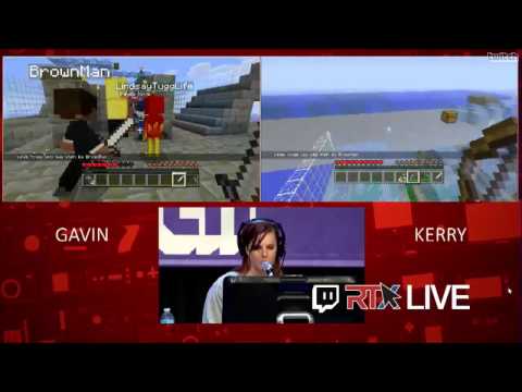 RTX 2014 - Live Minecraft Let's Play - Capture The Tower