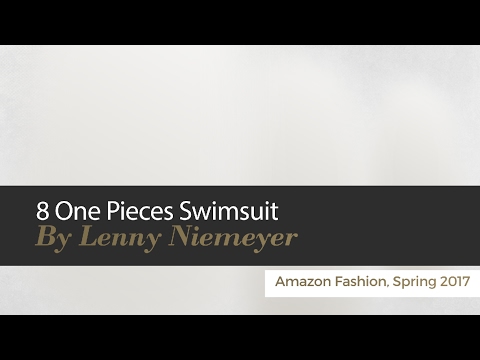 8 One Pieces Swimsuit By Lenny Niemeyer Amazon Fashion, Spring 2017