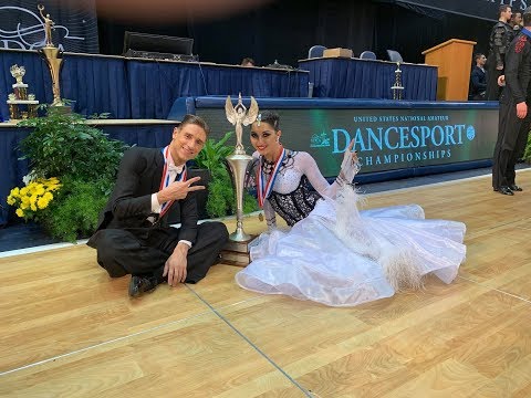 FINALE Amateur Ballroom 2019 US National Amateur Dancesport Championships  con ANGELO & CLARISSA