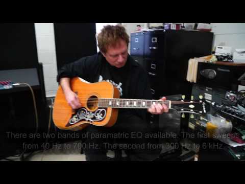 Tech 21 QStrip with Acoustic Guitar