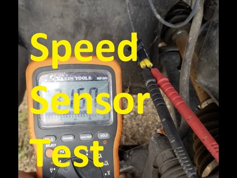 How to Test a Wheel Speed Sensor with a Multi Meter