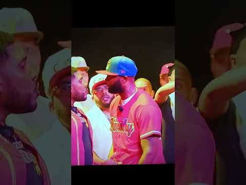 goodz almost get knockout by eazy da block captain