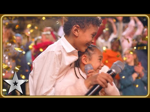 Brave 8-year-old, Ravi gets Alesha's Golden Buzzer with POWERFUL performance | Auditions | BGT 2024