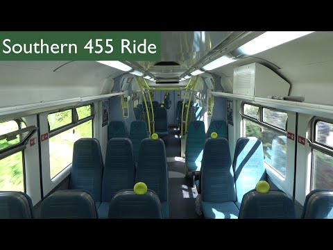 Southern class 455 ride from West Croydon to Epsom Downs
