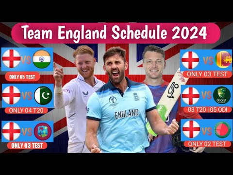 ENGLAND CRICKET SCHEDULE 2024 || ENGLAND UPCOMING CRICKET ALL SERIES SCHEDULE 2024