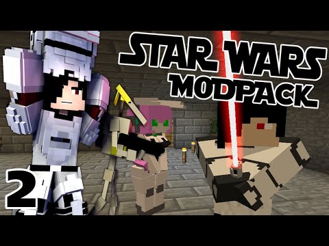 JOURNEY TO BECOME A JEDI! || The Star Wars Modpack Episode 2 (Minecraft Star Wars Mod)