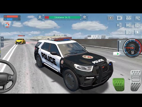 Ford Utility Interceptor Police Car Driving - Chase, VIP Escort [Police Sim 2022]