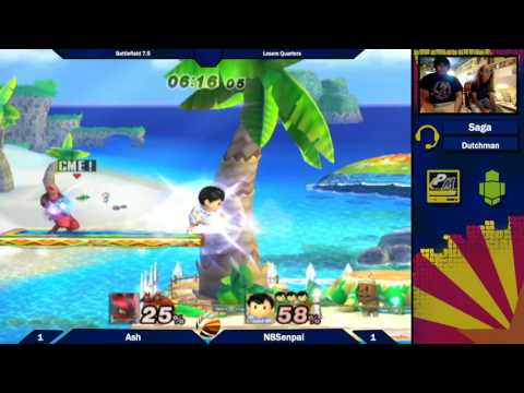 BF7.5: N8Senpai (Ness) vs Ash (Lucario) Losers Quarters