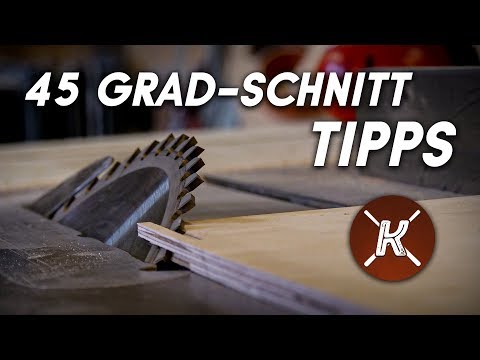 So schneidest du perfekte 45 Grad Schnitte || Jedes Mal!