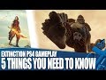 Extinction New PS4 Gameplay - 5 Things You Need To Know