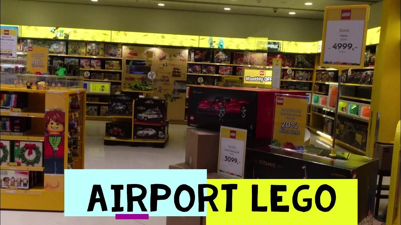 Lego Store - Airport Lego Shop - Billund Denmark 2022 Pov