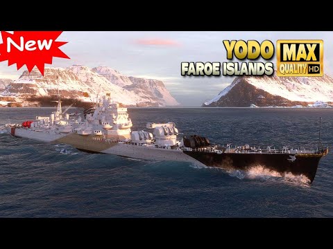 New Japanese cruiser Yodo on map Faroe Islands - World of Warships