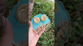 How to make Resin Puja Thali | Tilak Thali Specially for Rakhi | Resin Art Tilak Thali Tutorial🤩