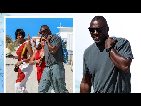 Idris Elba Hits The Beach With Wife Sabrina In Between Ultra Music Festival Performances