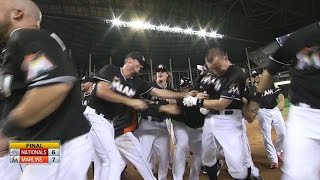 WSH@MIA: Baker pega hit de oro en 9na