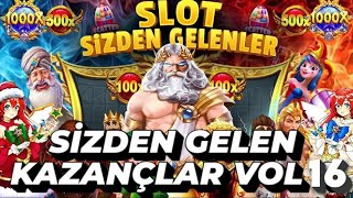 SLOT OYUNLARI 💰SLOT SİZDEN GELENLER VOL16 💰TARİHİ REKOR KAZANÇ MAX WİNLER 💥