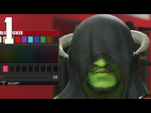 WWE 2k15 - My Career (Part 1 - Hulk Shrek Demon) - Gameplay Walkthrough
